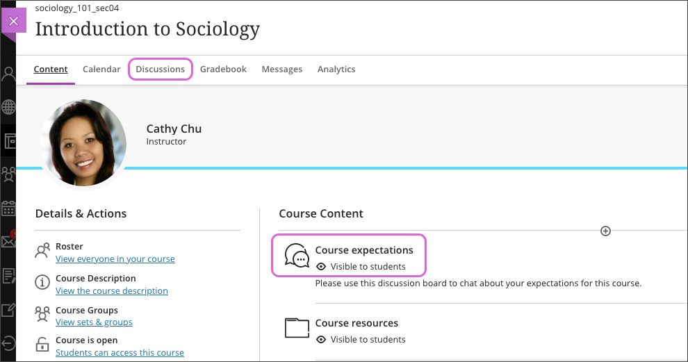 Preview of Discussion Board
