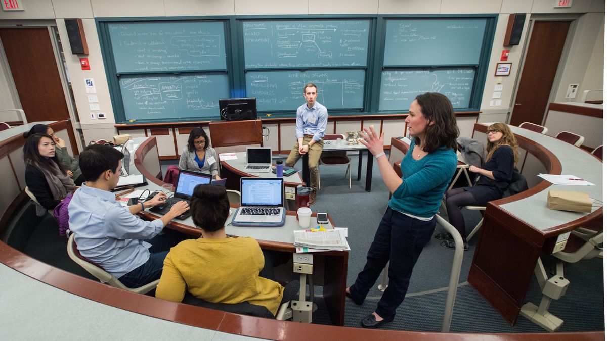 Boston University classroom