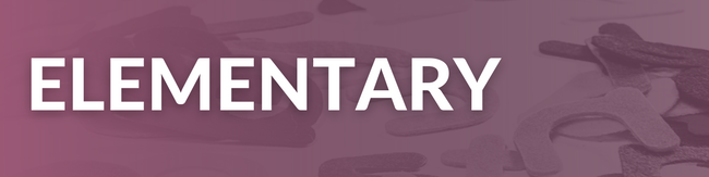 Image of purple "Elementary" banner