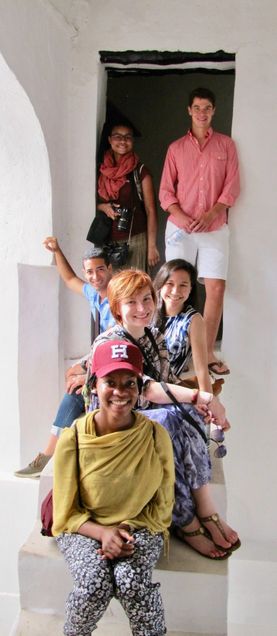 Students on the Zanzibar Summer Study Abroad program pose during their trip