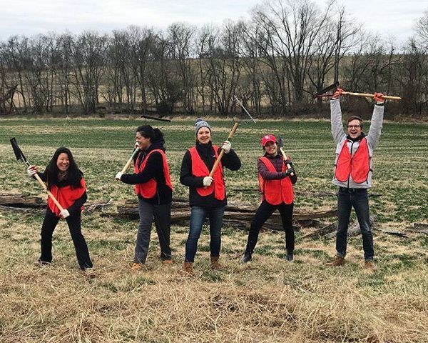 BU ASB students at Harpers Ferry