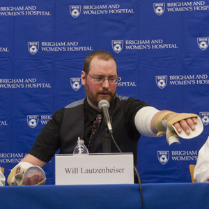 Boston University BU, Will Lautzenheiser, alumni, arm transplant