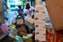 Around the world, one in ten medicines is substandard or counterfeit, which could be contributing to a rise in drug-resistant bacteria. Here, fake boxes of amoxicillin, a commonly used antibiotic, are seized from a store in Côte d'Ivoire. Photo by Issouf Sanogo/AFP/Getty Images