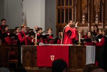 John Howe delivers his Baccalaureate address