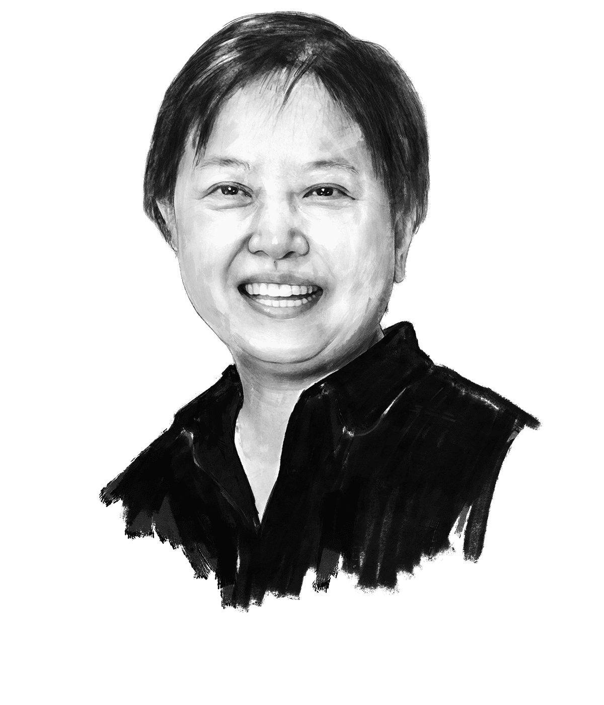 Illustrated portrait of Xin Zhang