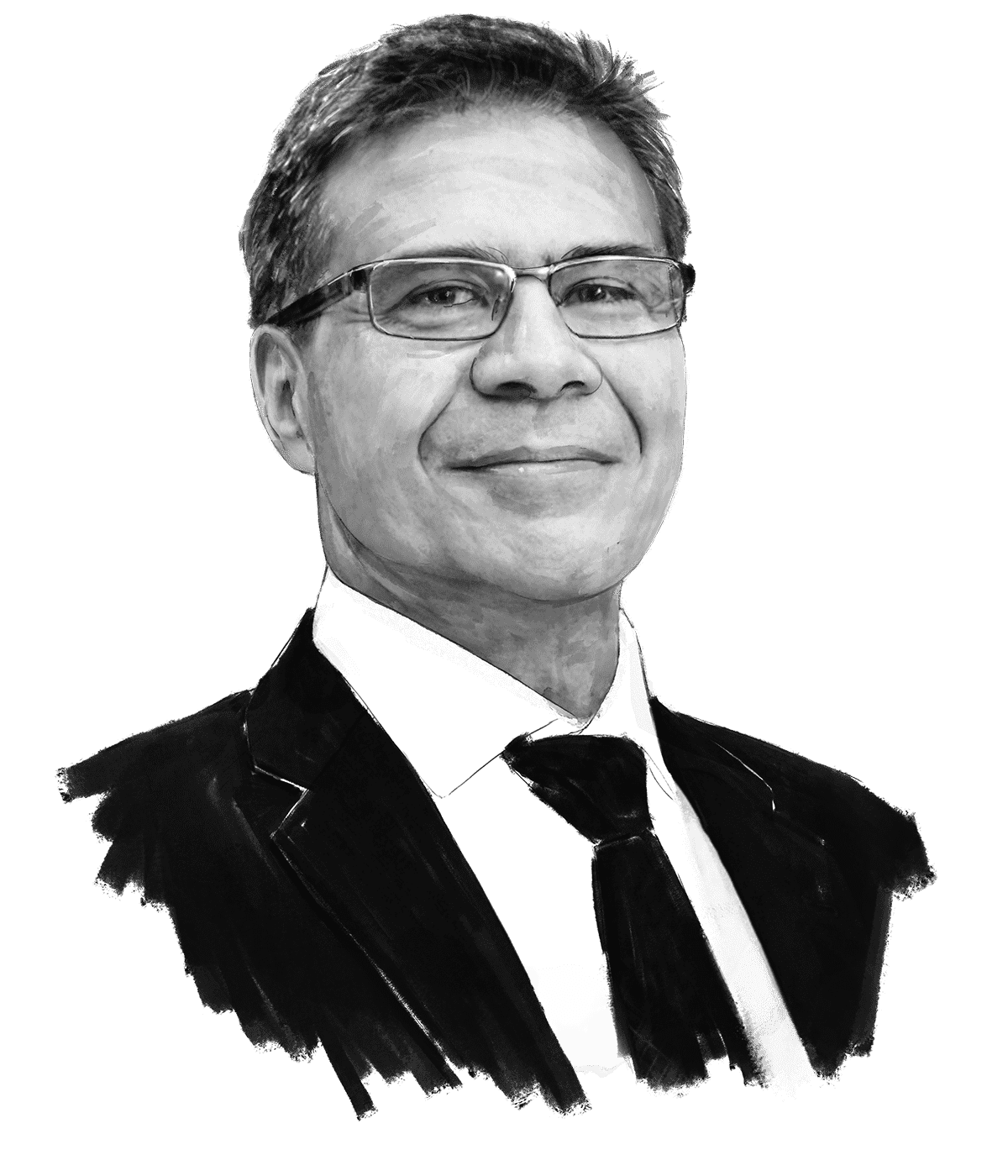 Illustrated portrait of Jorge Delva
