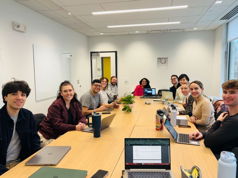 Photo of CBR Team in their conference room.
