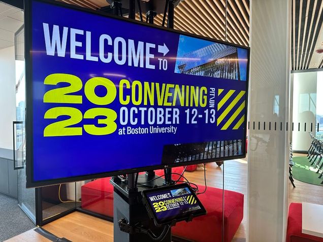 Photo of the PIT-UN electronic sign