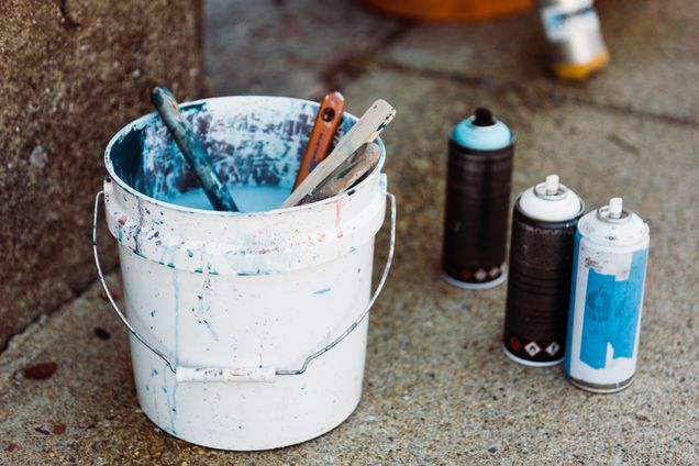 Lena McCarthy's spray paint