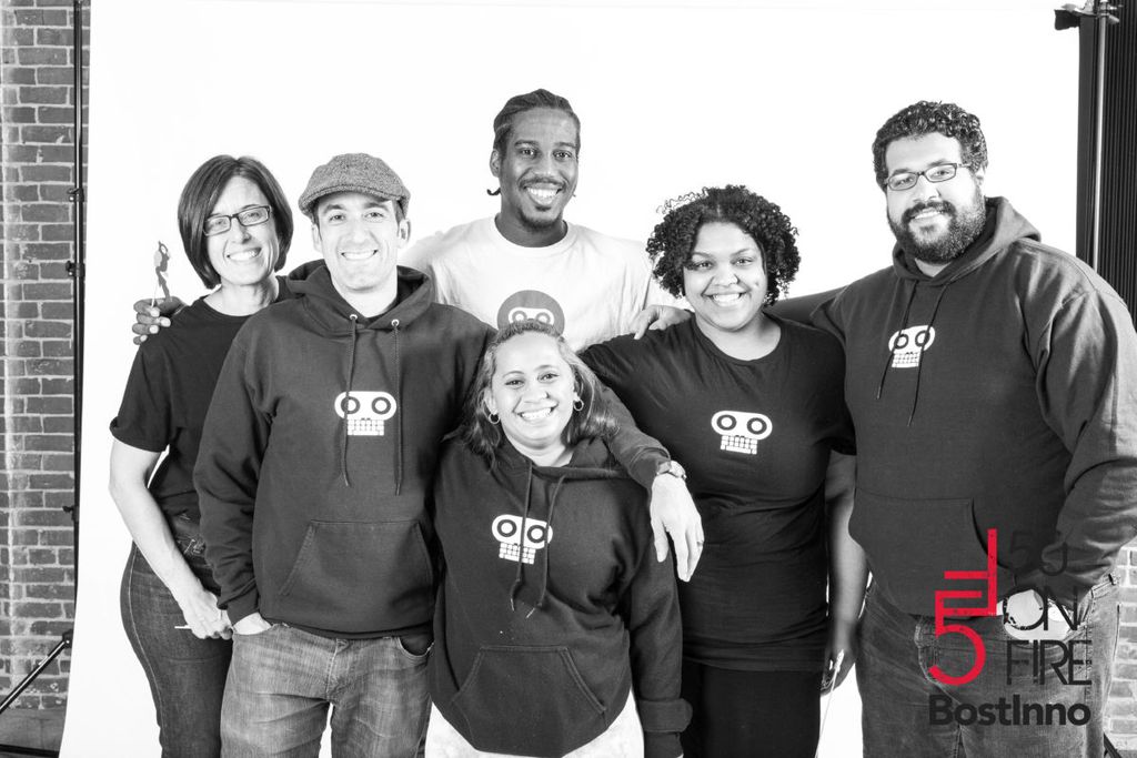 David Delmar with members of Resilient Coders