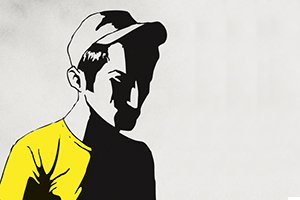 digital graphic portrait of alumnus David Delmar