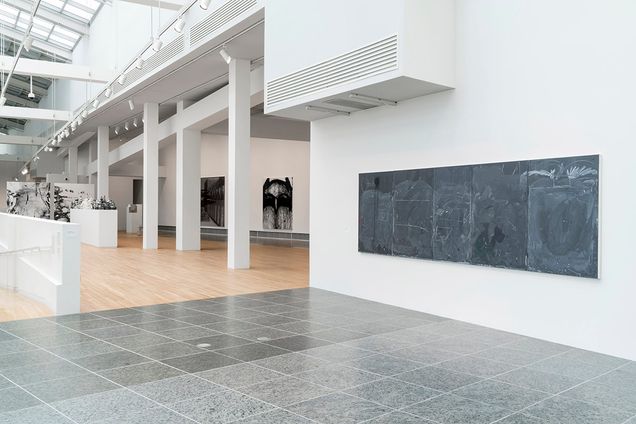 installation view of Gray Matters exhibition