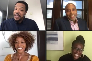 Dean Harvey (top right) Young included CFA alums Russell Hornsby, Uzo Aduba, and Alfre Woodard