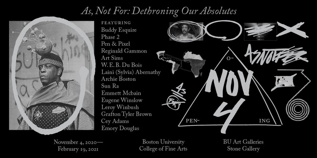 As, Not For: Dethroning Our Absolutes, BU Art Galleries Jerome Harris