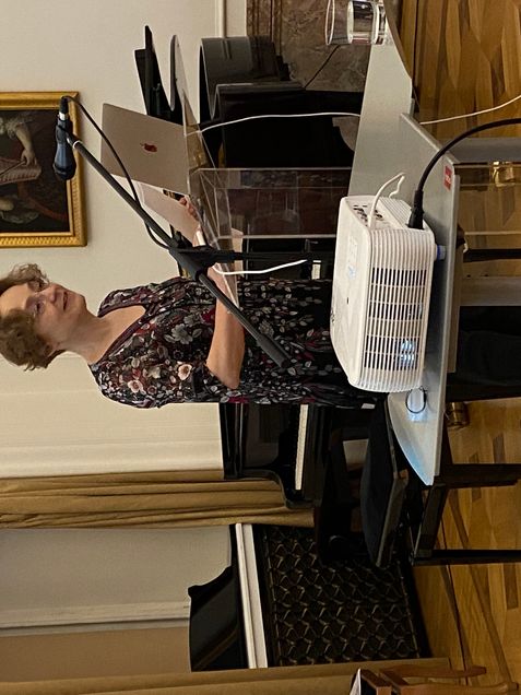 Ketty talking at Archives
