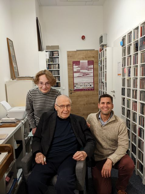 Ketty Nez, György Kurtág, and Daniel Sender