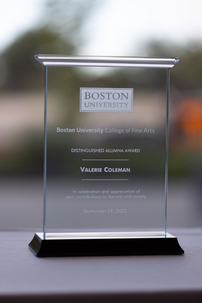 Valerie Coleman's award