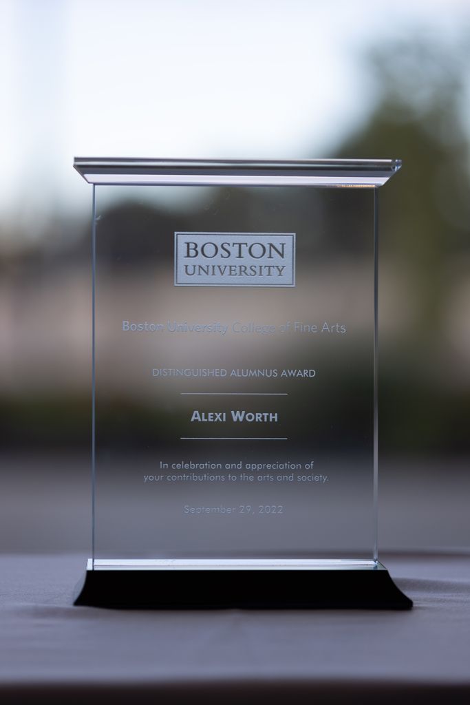 Alexi Worth's award