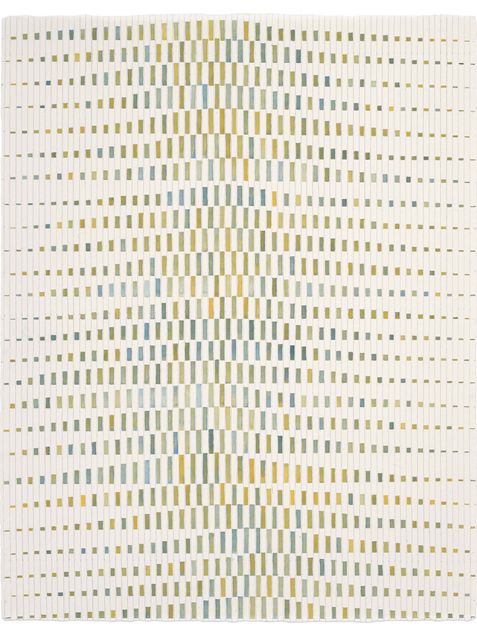 Untitled (March 8, 2023), watercolor and pencil on paper, 20” x 16”. Painting by Marc Schepens, BU School of Visual Arts Interim Director and Senior Lecturer in Art, Painting