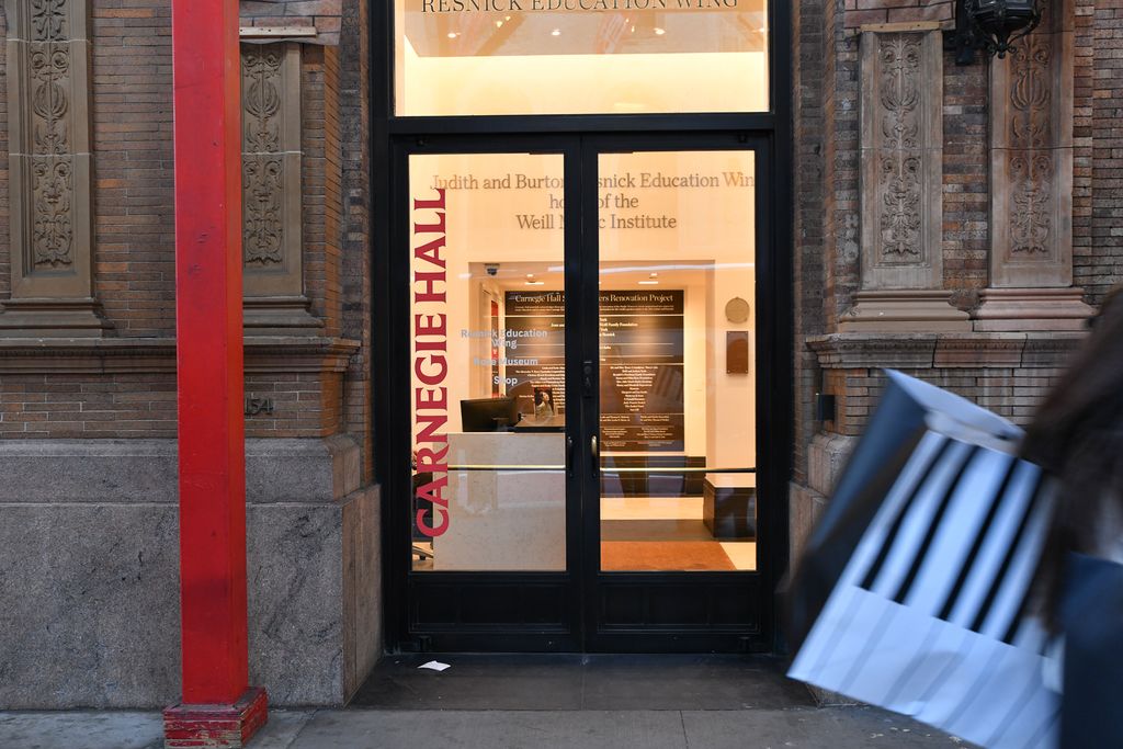 Door of Carnegie Hall