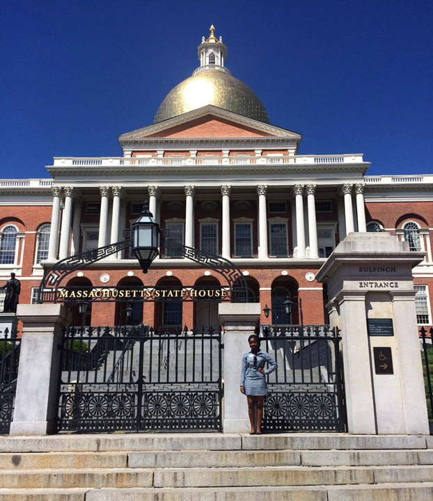 Lola Adeosun - outside State House