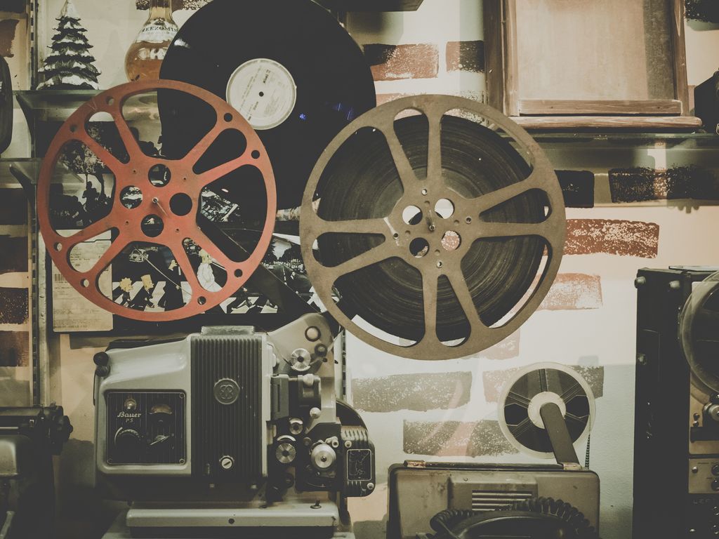 Projector. Rustic