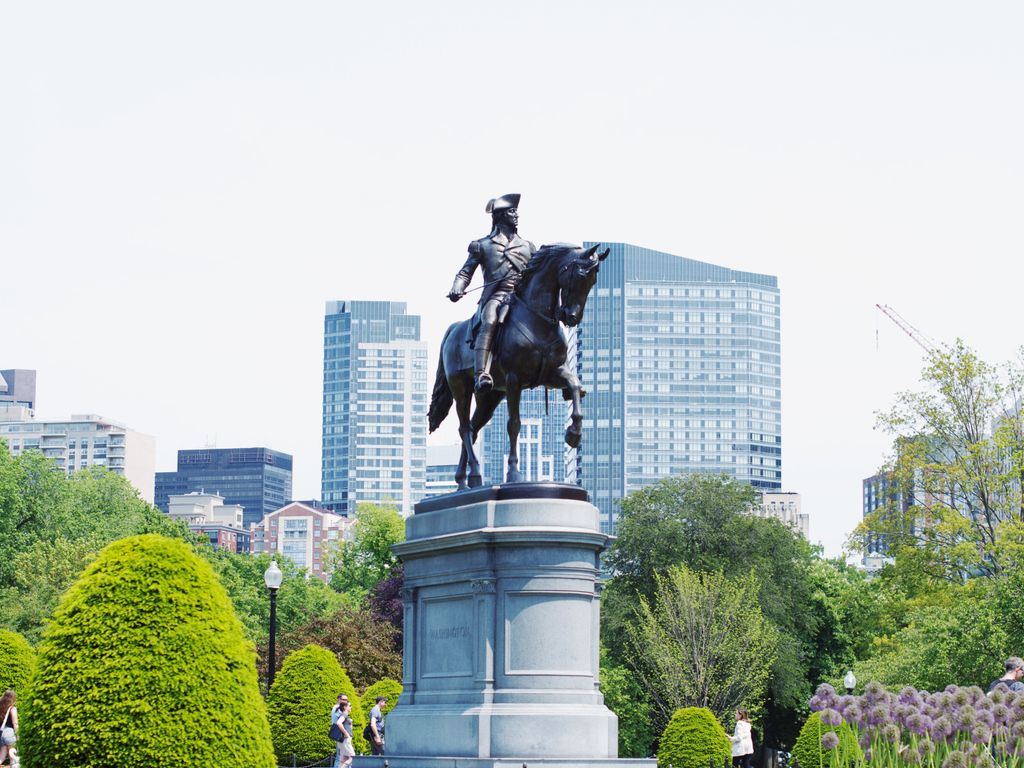 Statue in downtown Boston