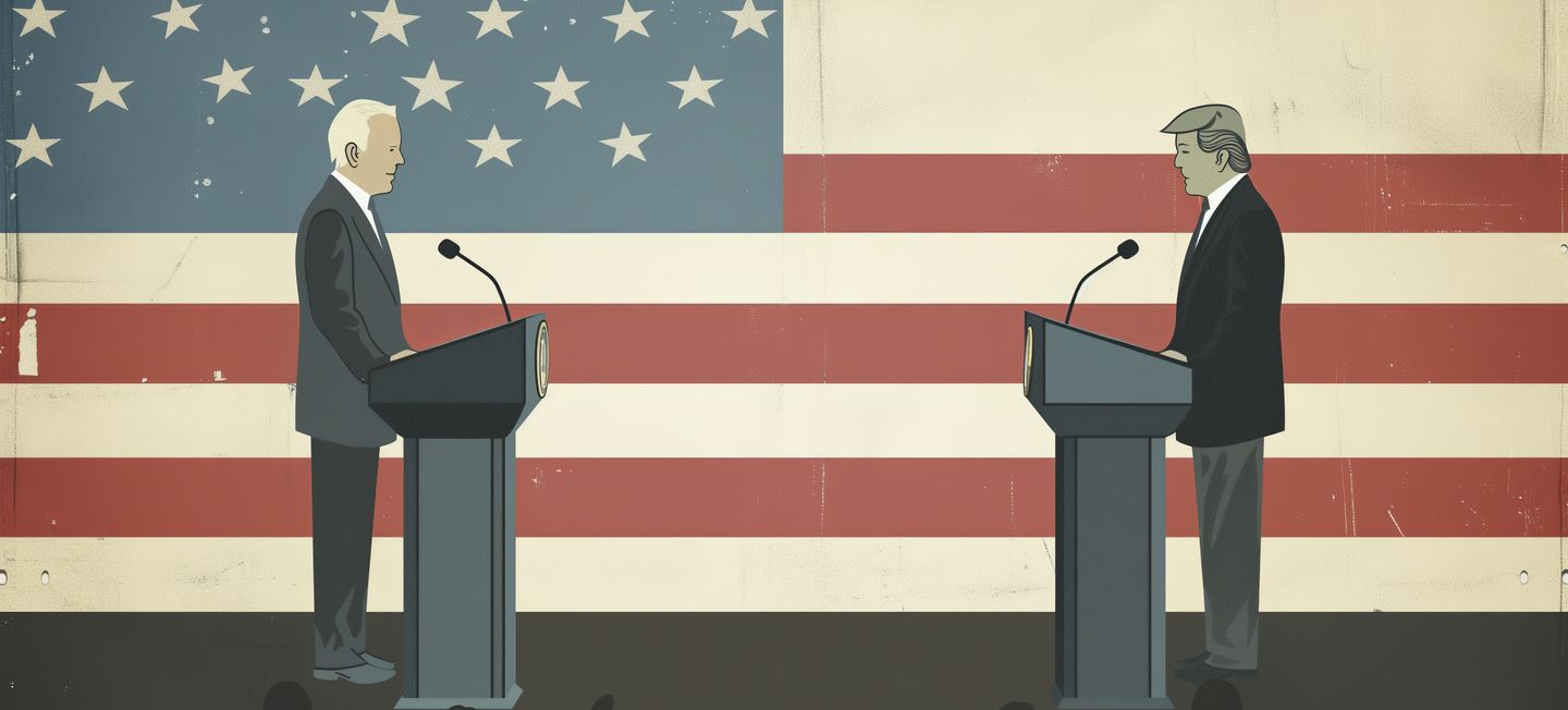 Biden debates Trump