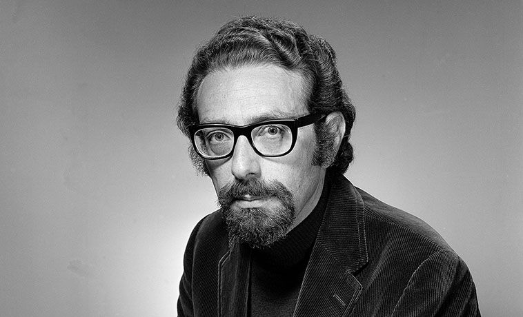 Walter Lubars serious portrait in black and white.