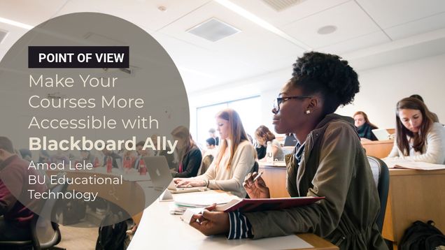 Blackboard Ally POV