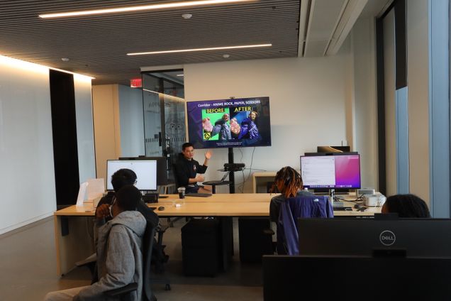 SAIL and student interns, coding together, making real applications to solve real-world problems.