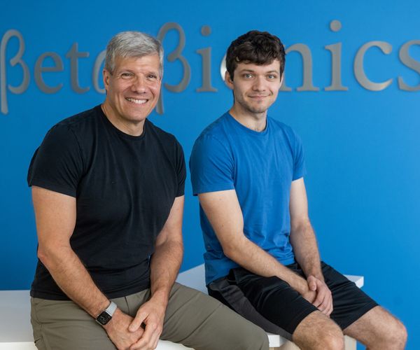 Ed Damiano and son