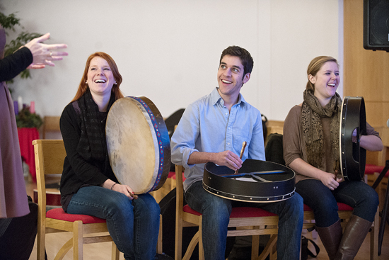 Boston University Dublin Study Abroad Program, irish folk music bodhran seisiun