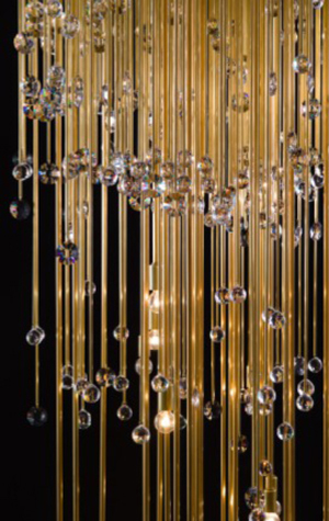 Josiah McElheny, A Study for The Center is Everywhere glass chandelier installation A Study for The Center is Everywhere glass chandelier art installation by Josiah McElheny, Josiah McElheny: Some Pictures of the Infinite