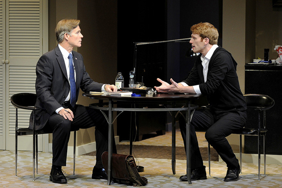 Huntington Theatre Company, Calderwood Pavilion, Boston Center for the Arts, playwright Christopher Shinn, Now or Later, political play theatre