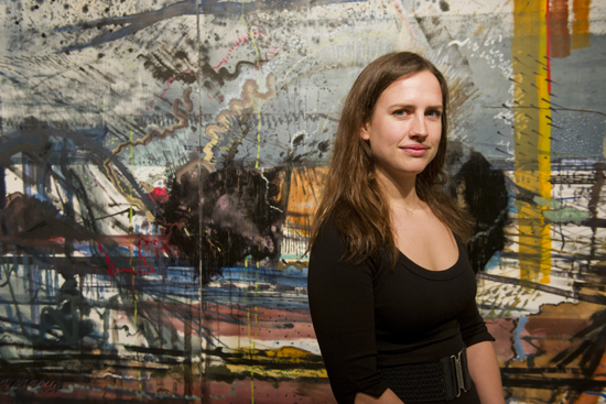 Julia von Metzsch artist, Midnight at Coolidge Point exhibit, Sherman Gallery Boston University