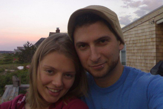 Emily Zeugner (COM’05) and Amos Konigsberg (COM’05) Boston University BU, couples, marriages made at BU, Valentine's Day