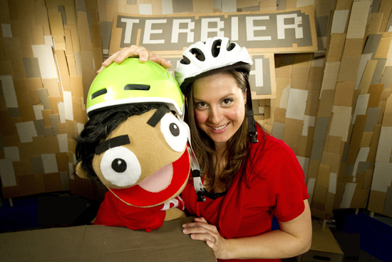 Boston University BU, terrier tech, bicycle gear, bike safety, bike gadgets stylish safe