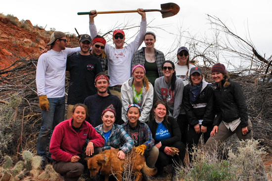Boston University BU, Alternative Spring Break ASB, community service, Flagstaff Arizona, Kane Ranch