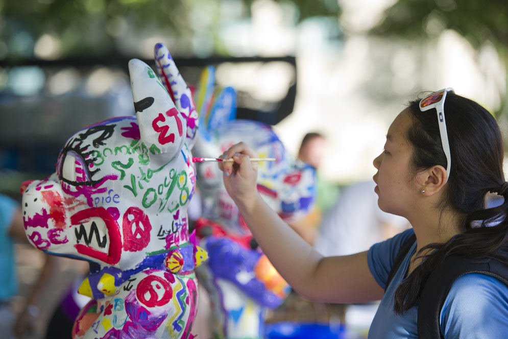 Boston University BU, 2nd annual arts crawl, commonwealth ave, arts on campus, music dance painting sculpture
