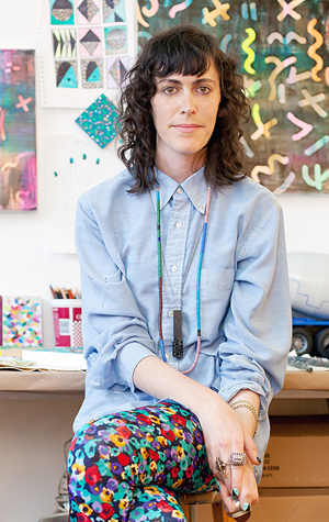 Andrea Bergart, cement truck murals, cement truck art
