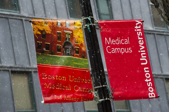 BU Medical Campus Snow