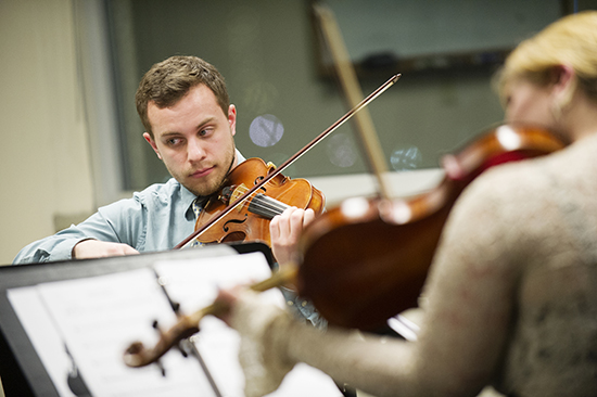 Videri violinist Michael Hustedde (CFA’13,’15) says people don’t understand the high quality of video game music.