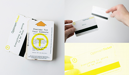 Faux MBTA tickets designed by Alice Donovan