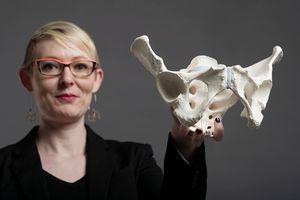 Kristi Lewton, assistant professor in the anatomy and neurobiology department at BU School of Medicine. Photo by Jackie Ricciardi