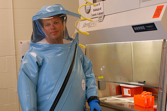 Immunologist Gene Olinger