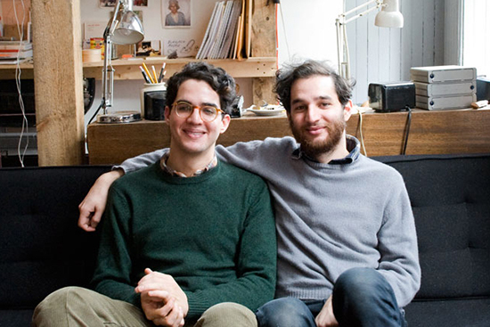 Benny Safdie (COM’08) (left) and Josh Safdie (COM’07), the directors of Heaven Knows What. Photo by Joshua Paul