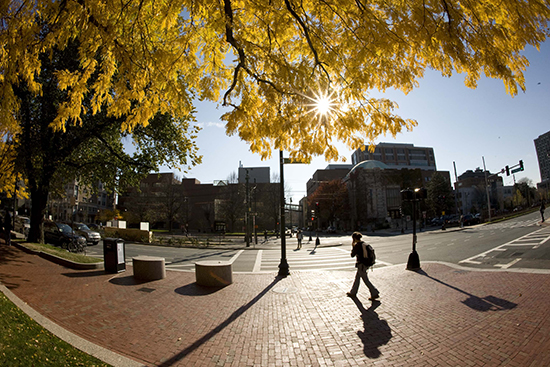 One common campus crime that’s not in the report is larceny, usually the theft of unattended items like phones and backpacks, according to the BUPD. Photo by Kalman Zabarsky