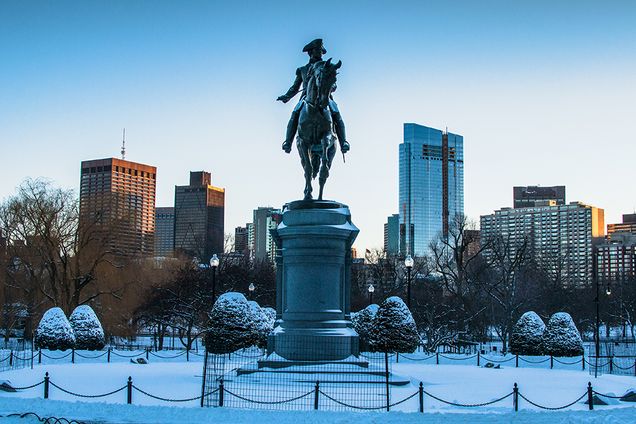 George Washington Boston Public Garden