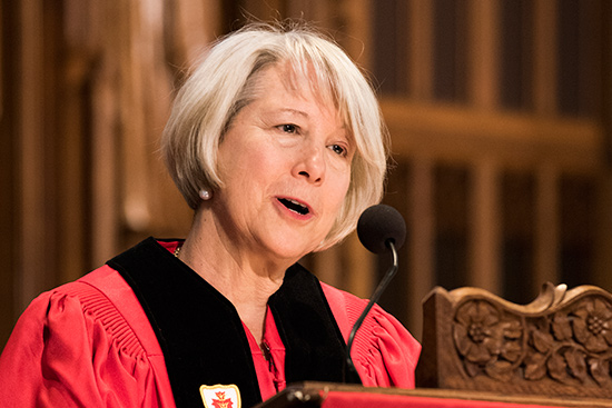 Peace Corps Director Carrie Hessler-Radelet delivers 2016 Baccalaureate address of Boston University's 143rd Commencement